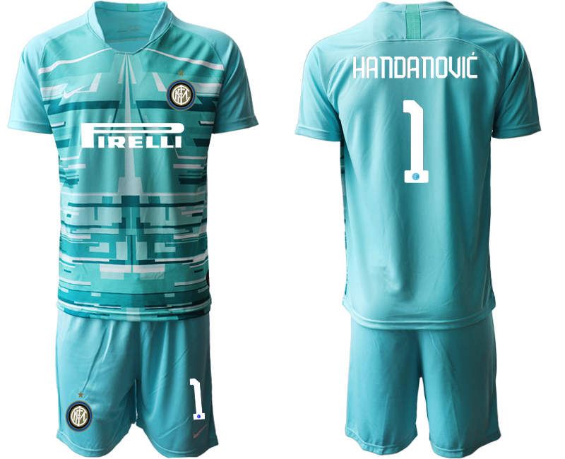 2019-20 Inter Milan 1 HANDANOVIC Blue Goalkeeper Soccer Jersey