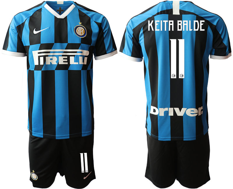 2019-20 Inter Milan 11 KEITA BALDE Home Soccer Jersey
