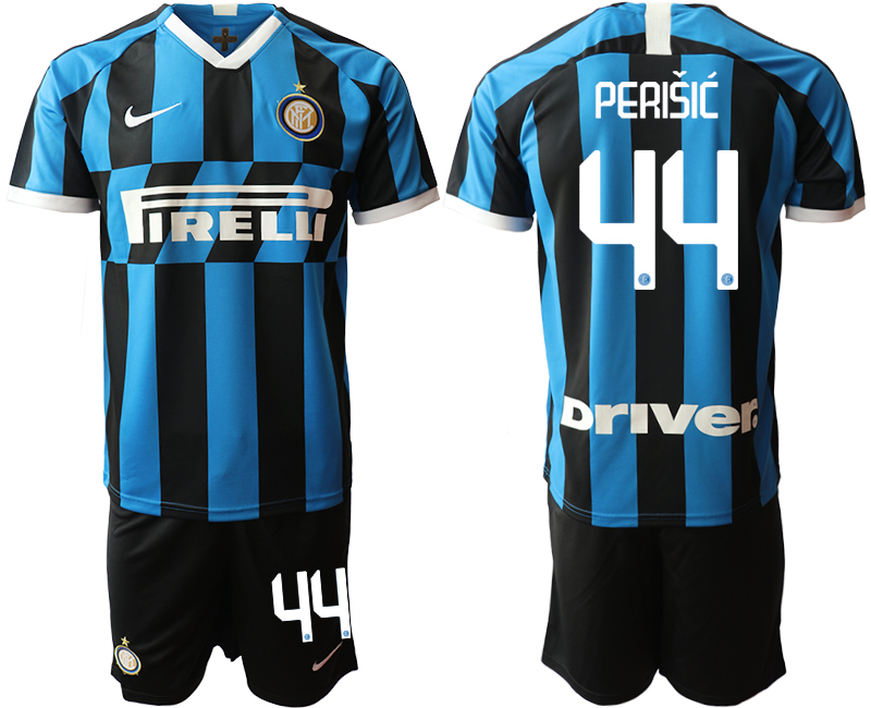 2019-20 Inter Milan 44 PERISIC Home Soccer Jersey