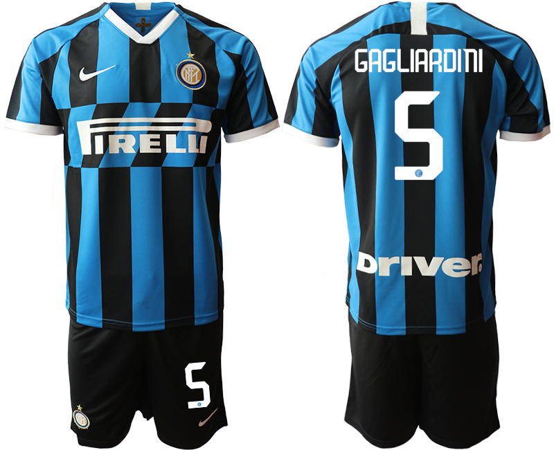 2019-20 Inter Milan 5 GAGLIARDINI Home Soccer Jersey