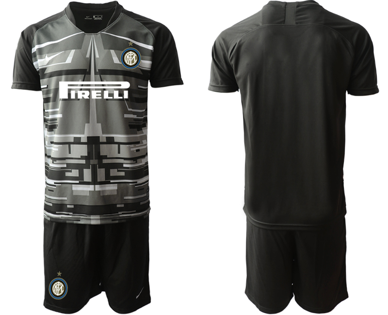 2019-20 Inter Milan Black Goalkeeper Soccer Jersey