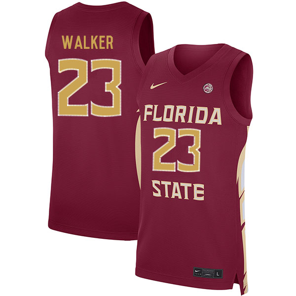 Florida State Seminoles 23 M.J. Walker Red Nike Basketball College Jersey.jpeg