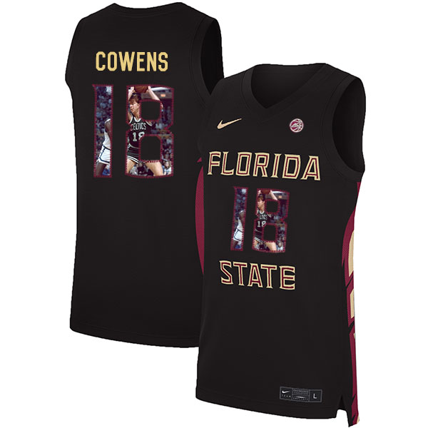 Florida State Seminoles 18 Dave Cowens Black Nike Basketball College Fashion Jersey