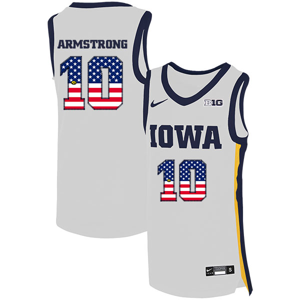 Iowa Hawkeyes 10 B.J. Armstrong Black Nike USA Flash Basketball College Jersey.jpeg