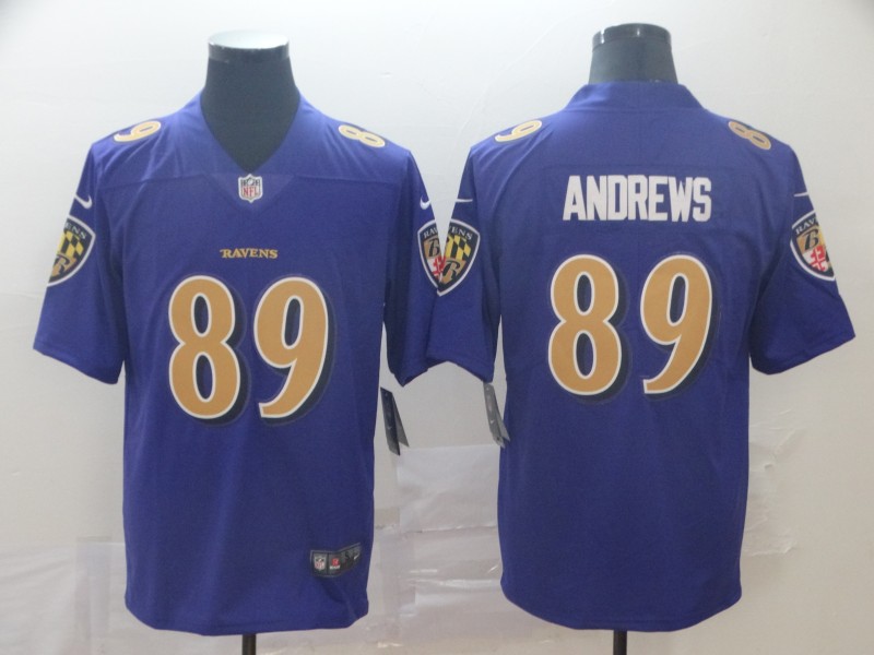 Nike Ravens 89 Mark Andrews Purple Color Rush Limited Jersey