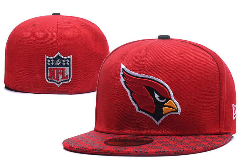 Arizona Cardinals Team Logo Red Fitted Hat LX