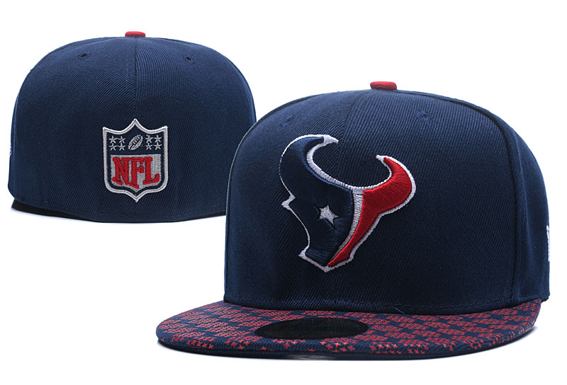 Texans Team Logo Navy Fitted Hat LX