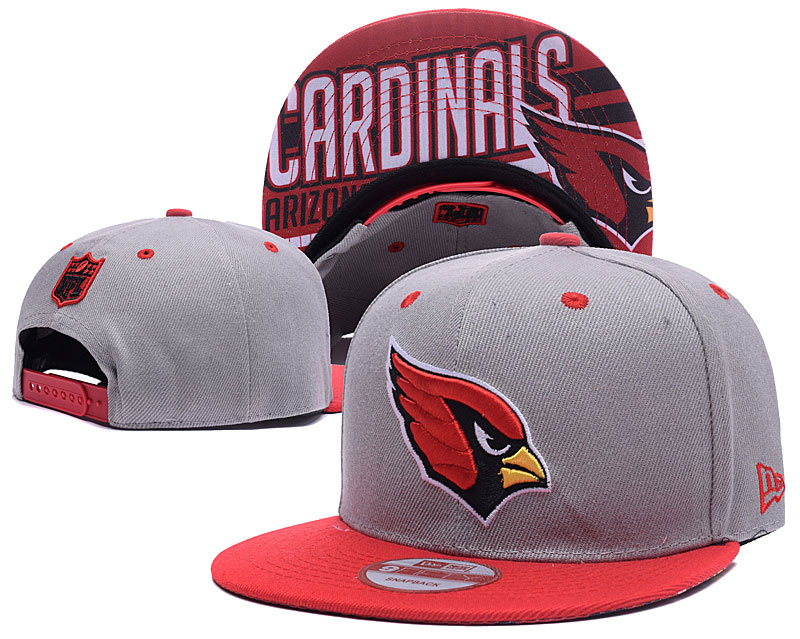 Arizona Cardinals Fresh Logo Gray Adjustable Hat LH