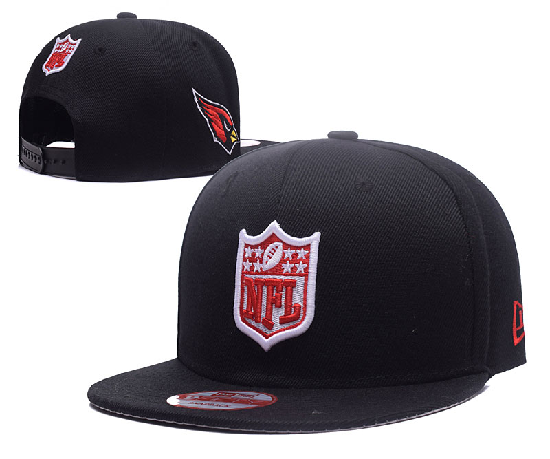 Arizona Cardinals Team Logo Black Adjustable Hat LH