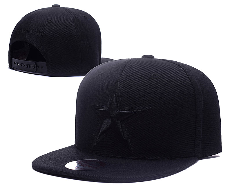 Cowboys Team Big Logo Black Adjustable Hat LH