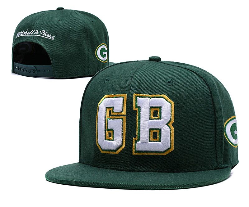 Packers Team Logo Green Mitchell & Ness Adjustable Hat LH