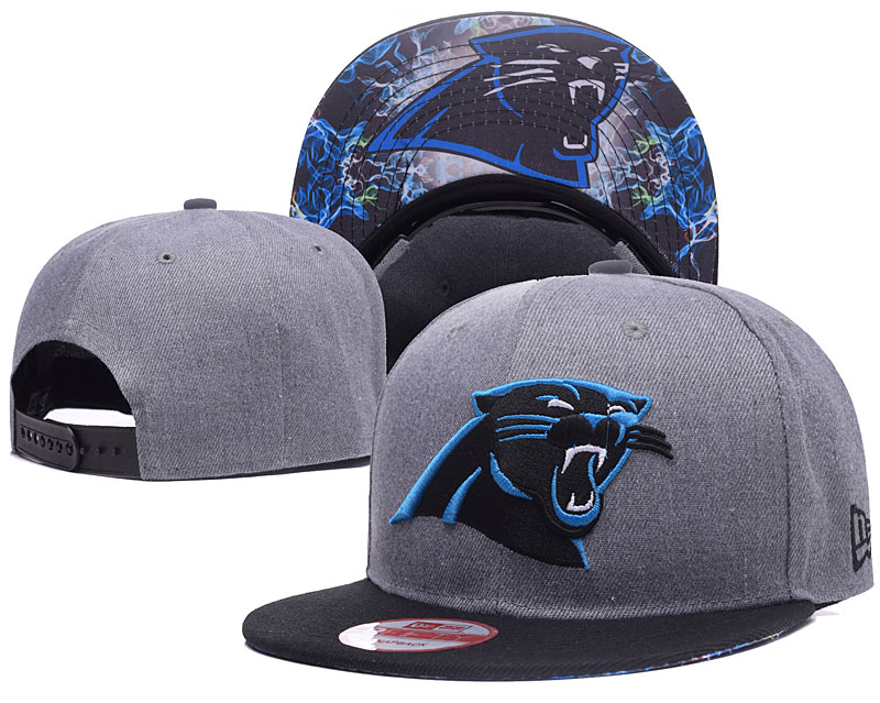 Panthers Fresh Logo Gray Adjustable Hat LH