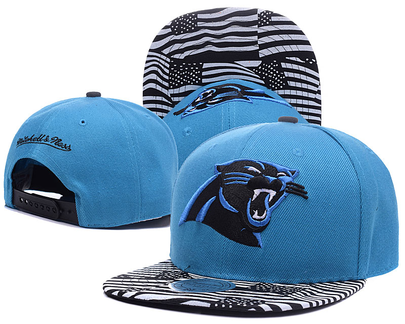 Panthers Team Logo Blue Adjustable Hat LH
