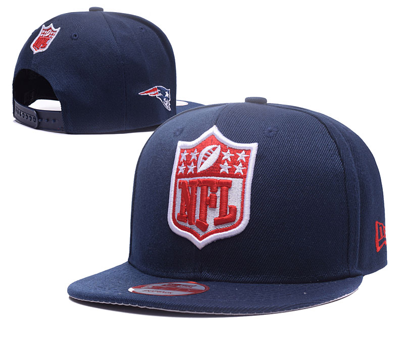 Patriots Big Team Logo Navy Adjustable Hat LH