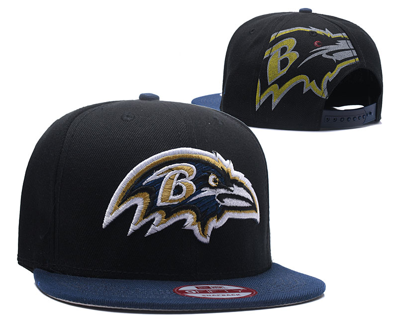 Ravens Team Logo Navy Adjustable Hat LH