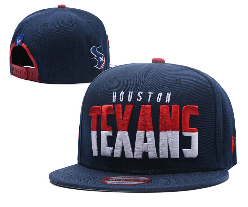 Texans Fresh Big Logo Navy Adjustable Hat LH