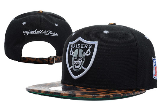 Raiders Team Logo Black Camo Mitchell & Ness Adjustable Hat LX
