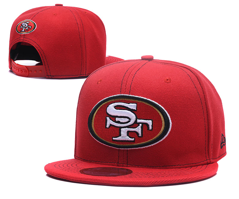 49ers Fresh Logo All Red Adjustable Hat LT