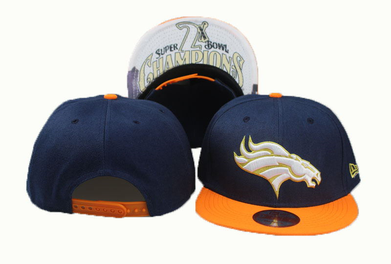 Broncos Fresh Logo Navy Adjustable Hat LT