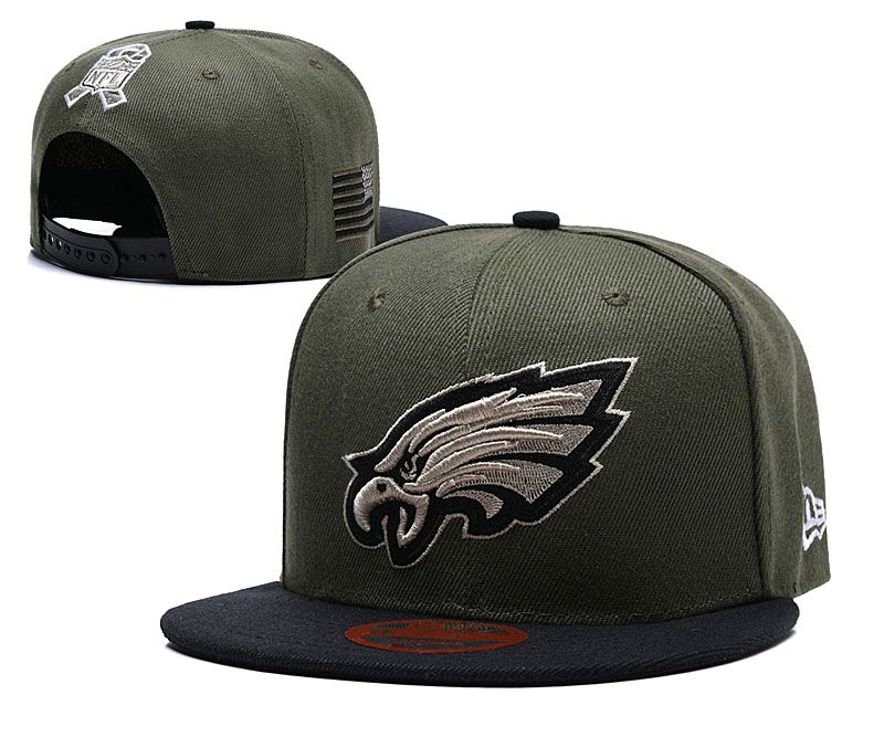 Eagles Fresh Logo Camo Adjustable Hat LT