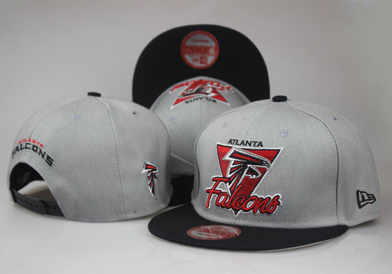 Falcons Fresh Gray Red Adjustable Hat LT