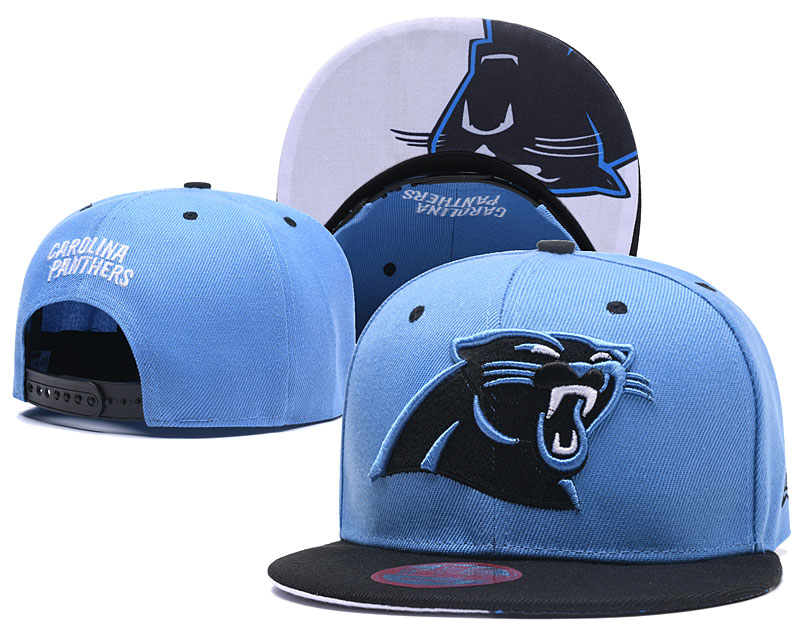 Panthers Team Logo Blue Adjustable Hat LT