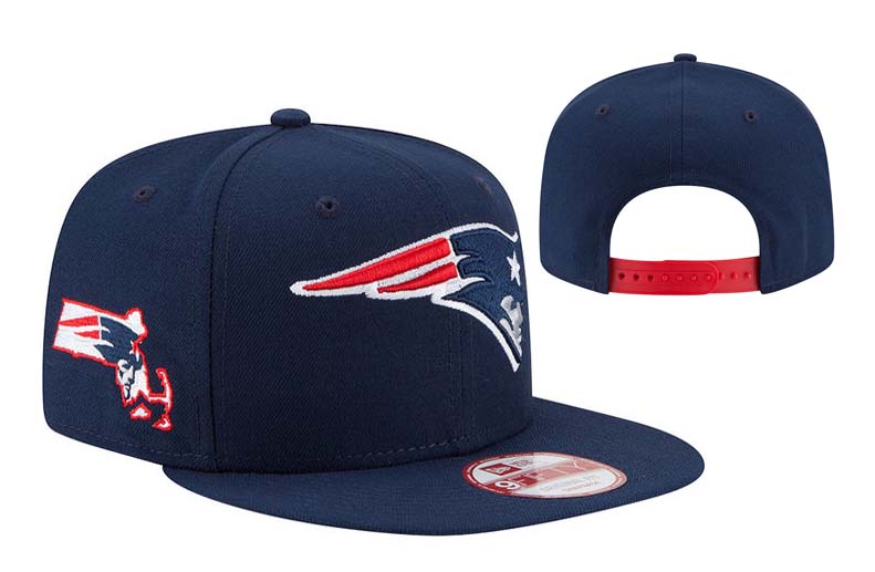 Patriots Team Logo All Navy Adjustable Hat LT