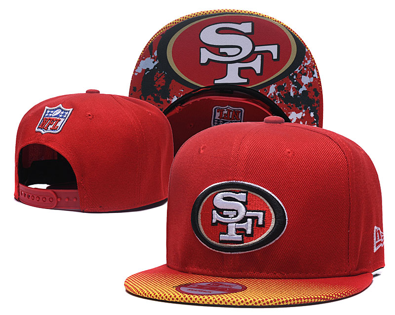 49ers Team Logo Gray Adjustable Hat TX