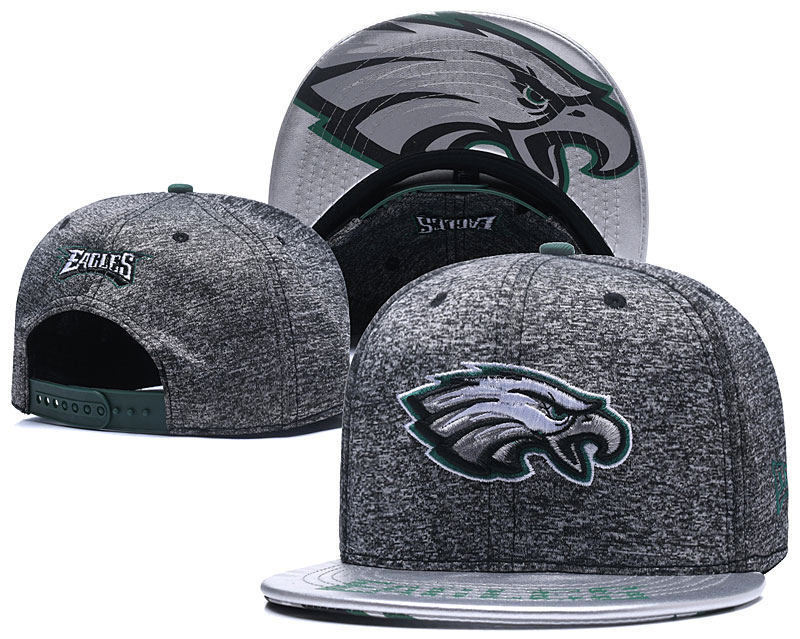 Eagles Fashion Logo Gray Adjustable Hat TX