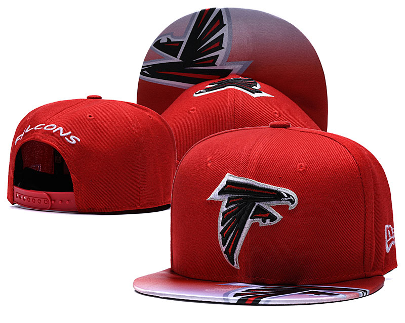 Falcons Team Logo Red Adjustable Hat TX