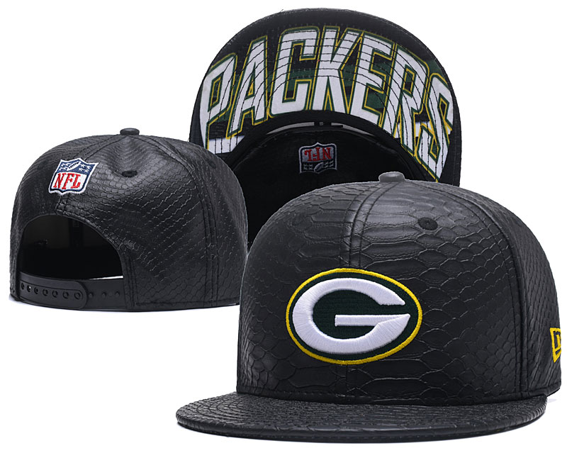 Packers Fresh Logo Black Adjustable Hat TX