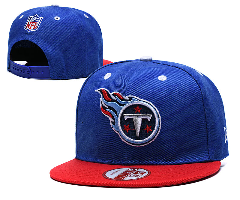 Titans Team Logo Blue Adjustable Hat TX