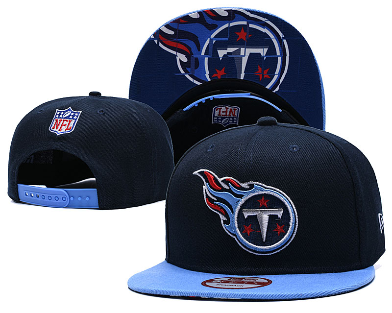 Titans Team Logo Navy Blue Adjustable Hat TX