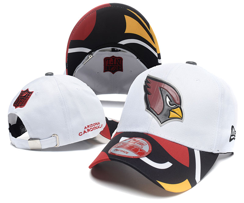 Cardinals Team Logo White Peaked Adjustable Hat SG