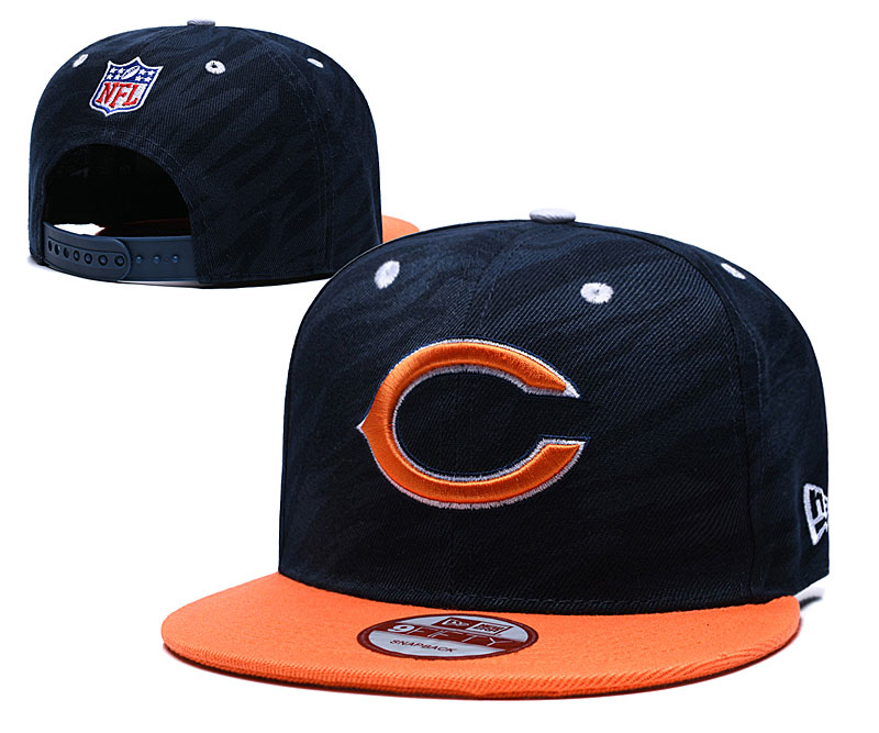 Bears Team Logo Navy Adjustable Hat LH