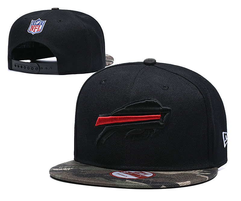 Bills Team Logo Black Adjustable Hat TX