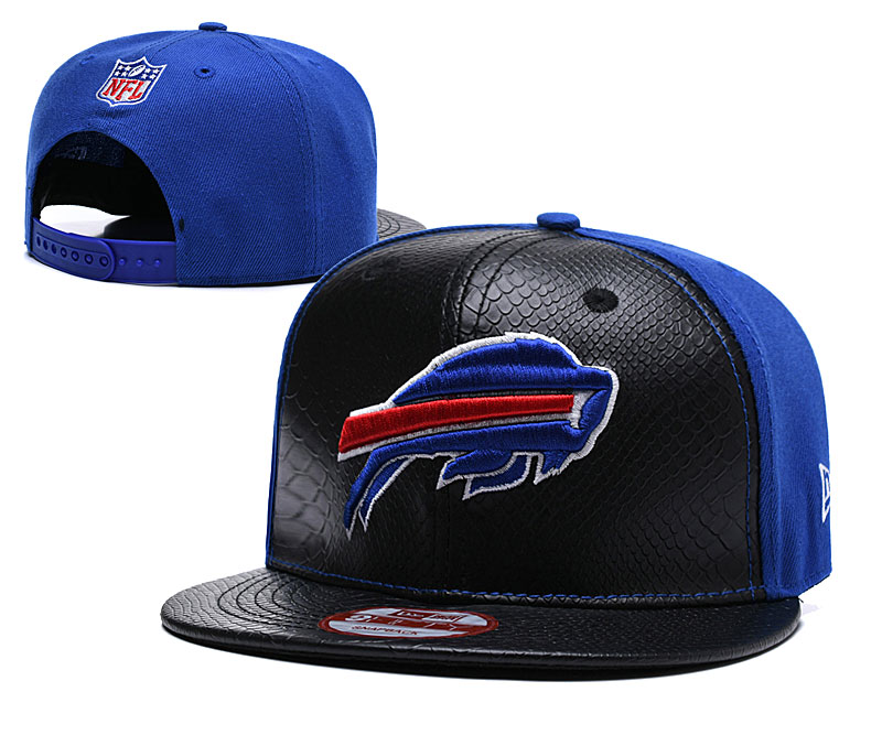 Bills Team Logo Black Royal Adjustable Hat TX