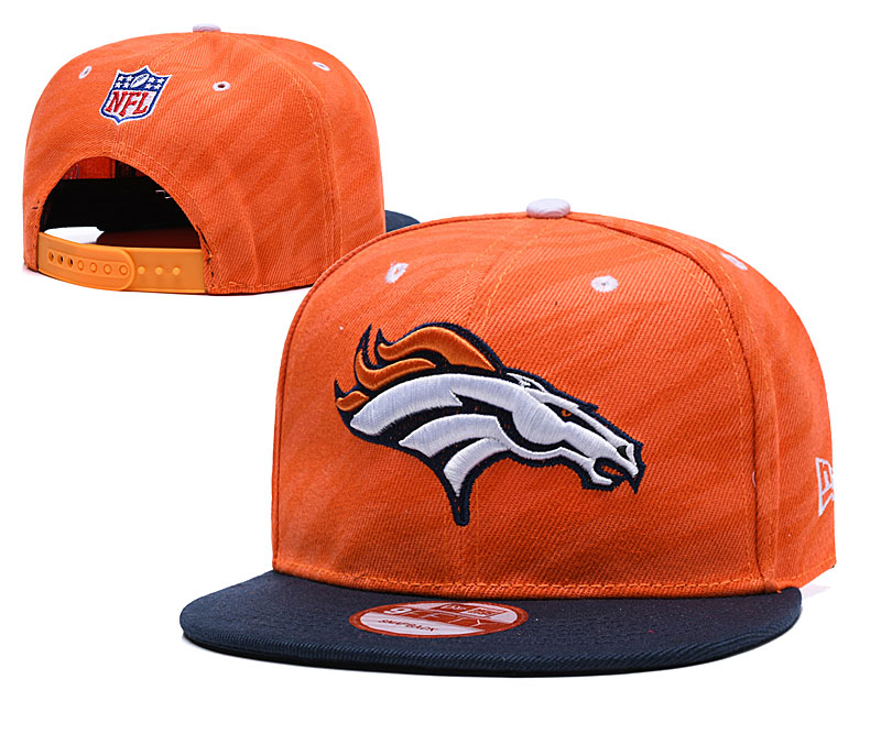 Broncos Fresh Logo Orange Adjustable Hat TX