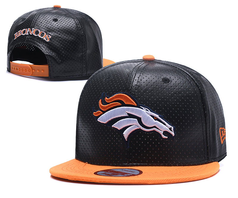 Broncos Team Logo Black Adjustable Hat TX