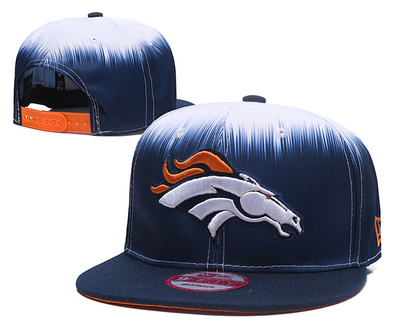 Broncos Team Logo Navy Adjustable Hat TX