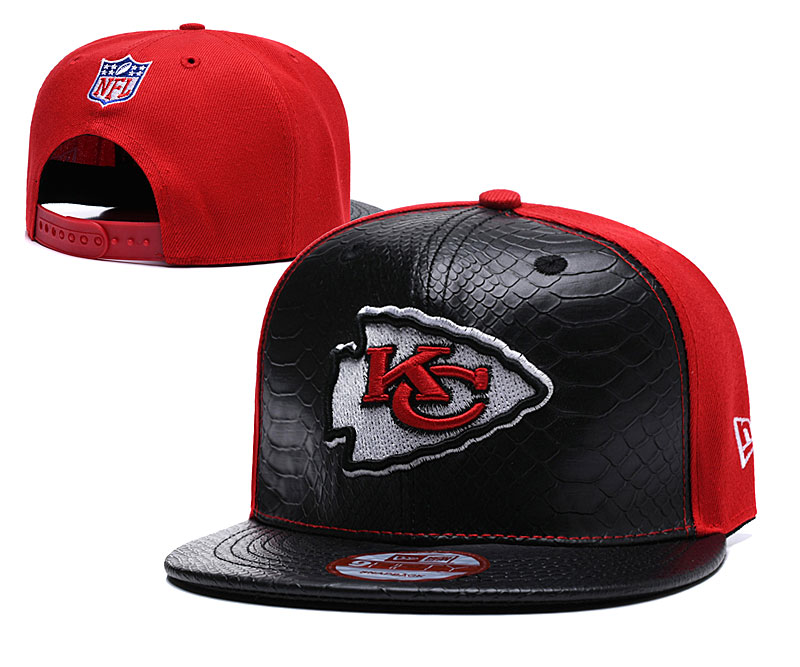 Chiefs Team Logo Black Adjustable Hat TX