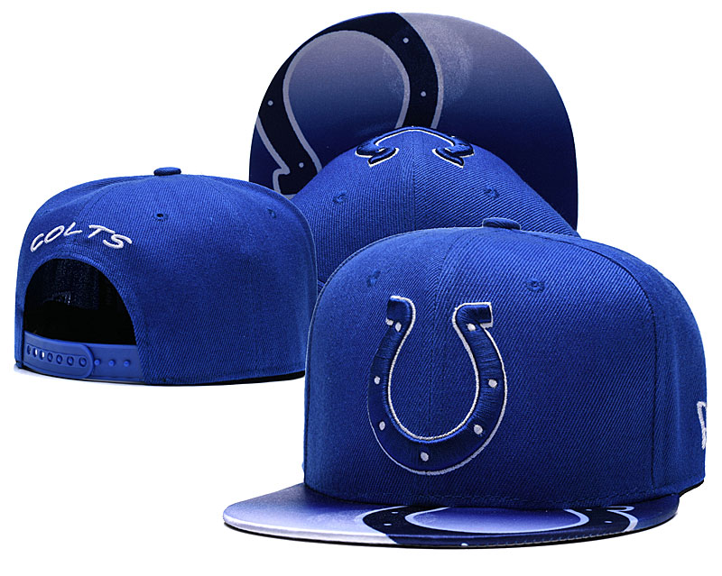 Colts Team Logo Blue Adjustable Hat TX