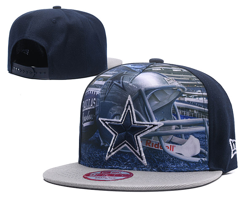 Cowboys Fresh Big Logo Navy Adjustable Hat TX