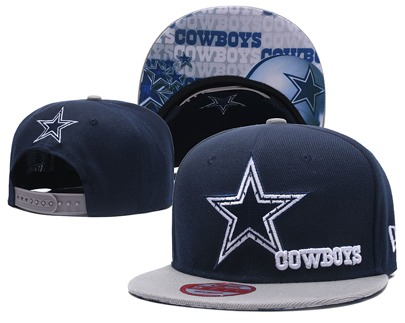 Cowboys Fresh One Logo Navy Adjustable Hat TX