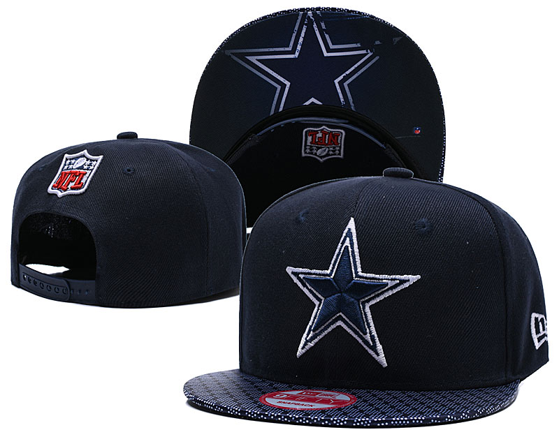 Cowboys Team Big Logo All Navy Adjustable Hat TX