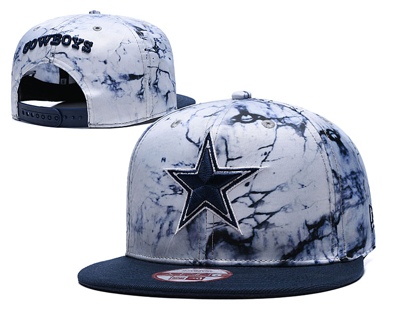 Cowboys Team Logo White Adjustable Hat LH