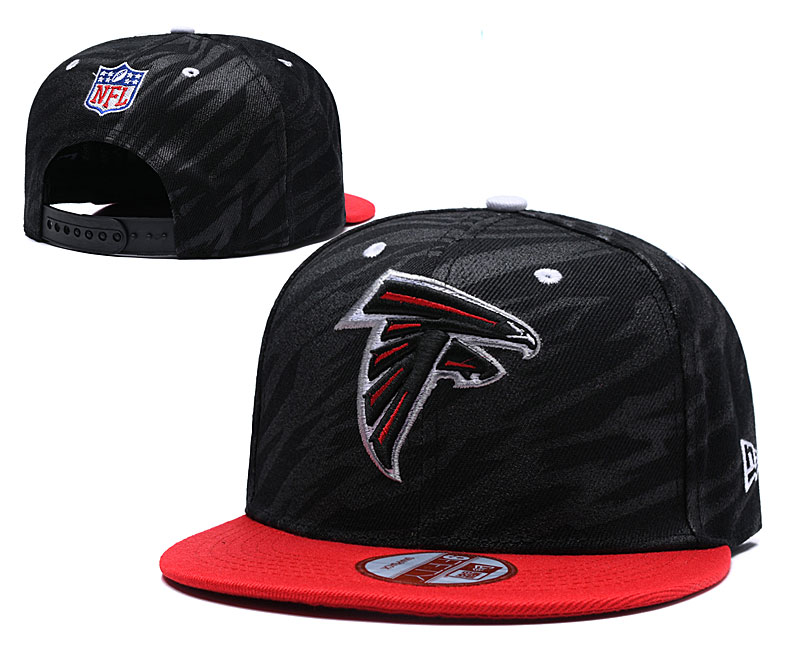 Falcons Team Big Logo Black Adjustable Hat TX