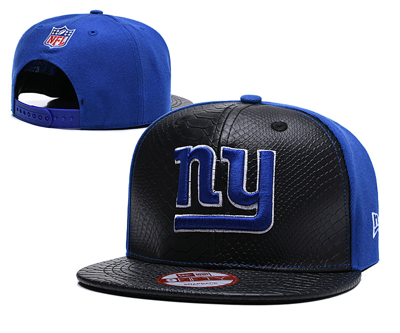 Giants Team Logo Black Royal Adjustable Hat TX