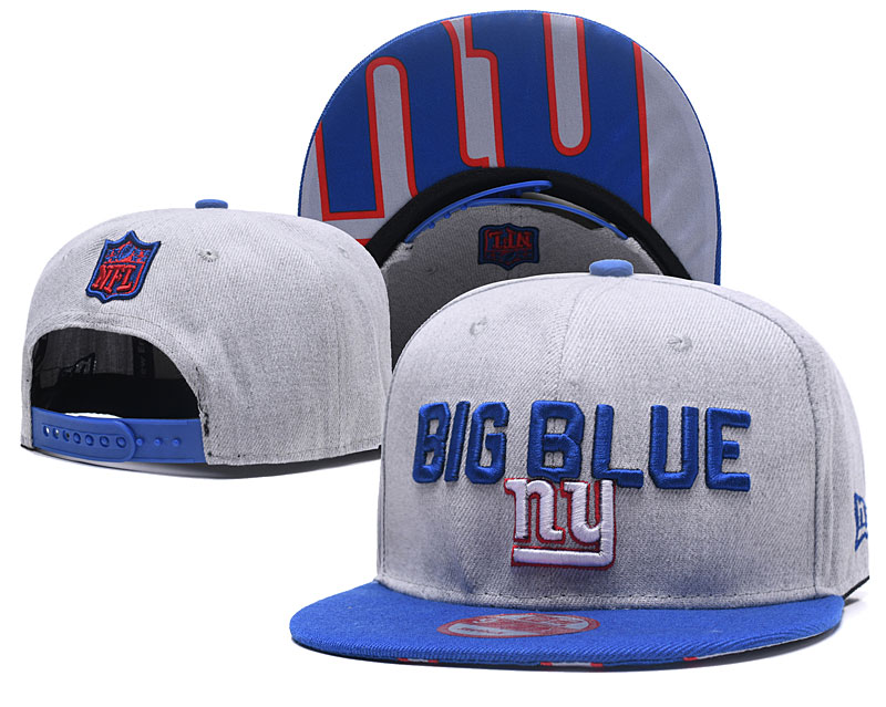 Giants Team Logo Gray Adjustable Hat TX