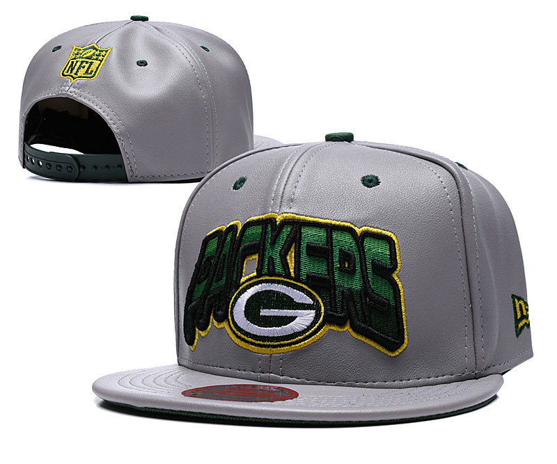 Packers Team Logo Gray Adjustable Hat TX
